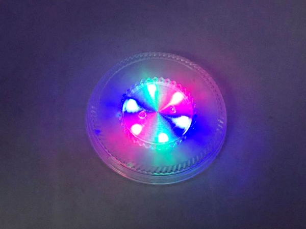 LED colorful light round luminous cup pad