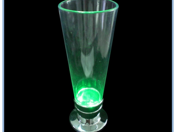LED Flashing Lady Glass Colorful Light