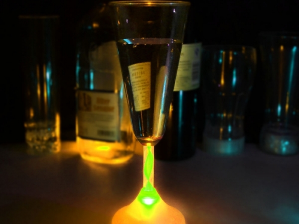 Flashing LED Champagne Cup for Wedding