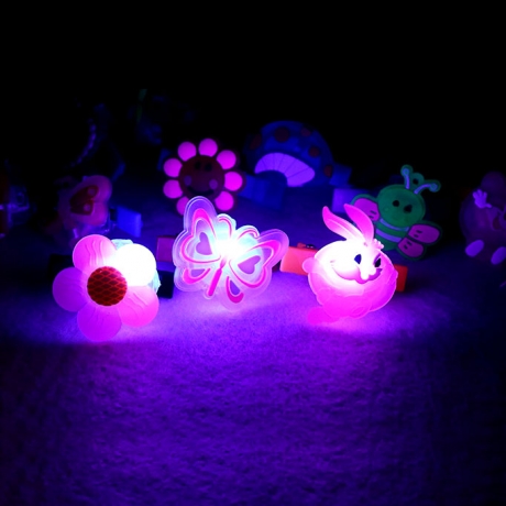 Beautiful Hair decoration light LED falshing hairpin for the children