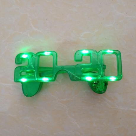 Gift fashion plastic material led light sunglasses （LFG-G22））
