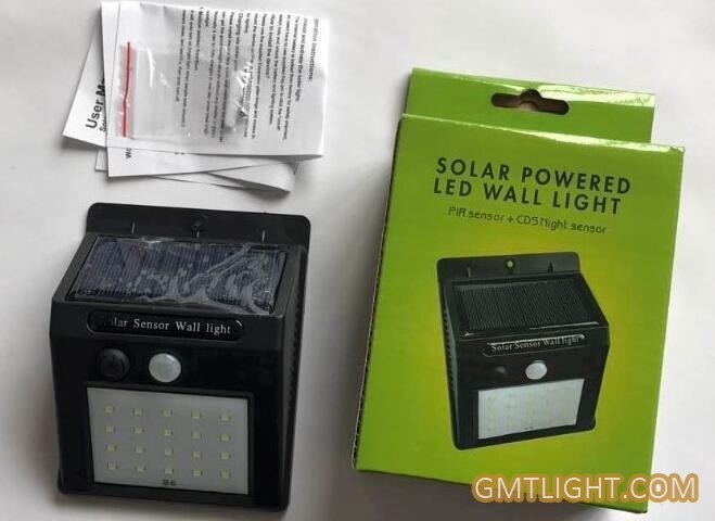 Solar Outdoor Human Induction LED Lamp