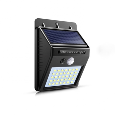 Outdoor solar power motion sensor wall lamp light  (LUL-008)