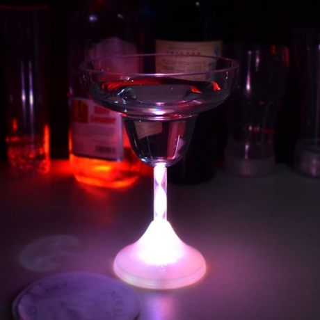 Bar party plastic LED Margaret glass cup