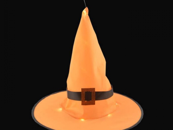 LED Halloween decoration lighted witch hats