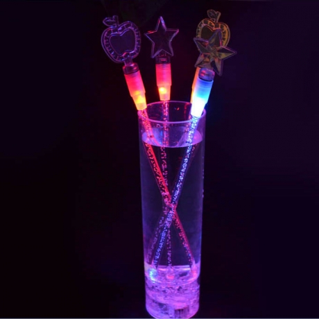 Bar party light LED Swizzle stick flashing stirrers with print logo