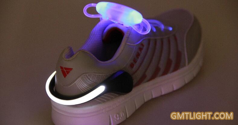 warning light for running shoes clip at night