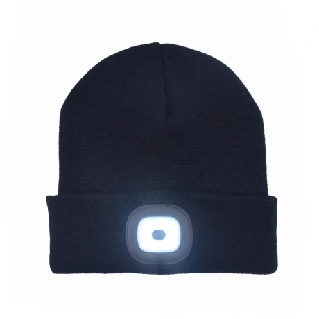 Women's Hats USB rechargeable led beanie
