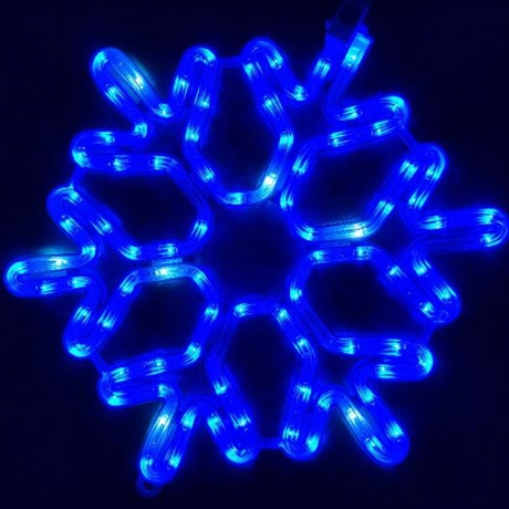 Hanging large snowflake LED light