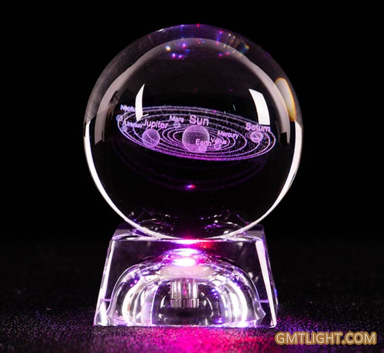 light up crystal ball for gifts