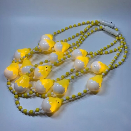LED cute little chick luminous necklace