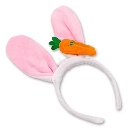Novelty design light up LED bunny ear head decoration head ware