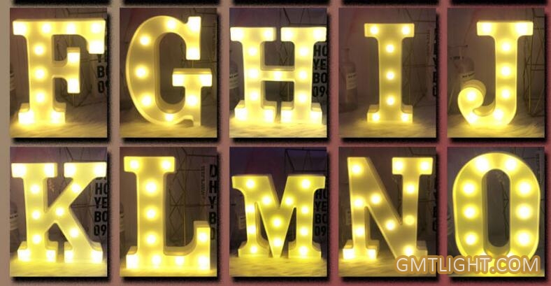 led light letters