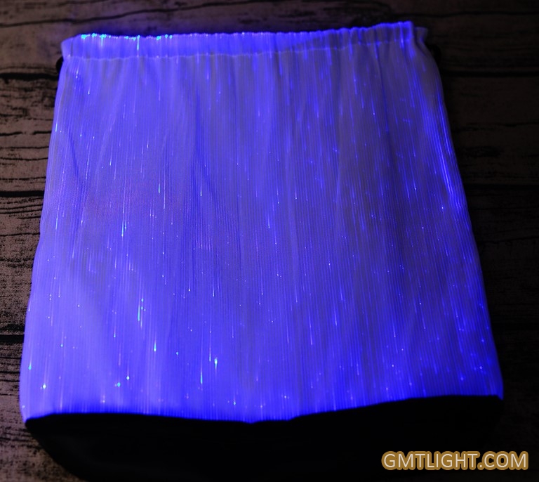 fiber cloth luminous backpack