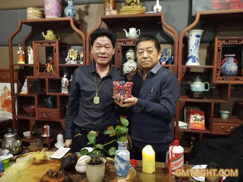 大东方文化慧林书记拜访了北京乾鼎老酒博物馆长罗强