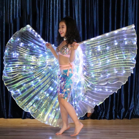 Children's LED light dancing performance decoration wings (YC-003)