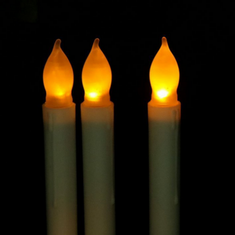 Led traditional long shape electronic candle light