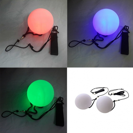 New Mixed plastic Color Fitness Flash Ball For Sports