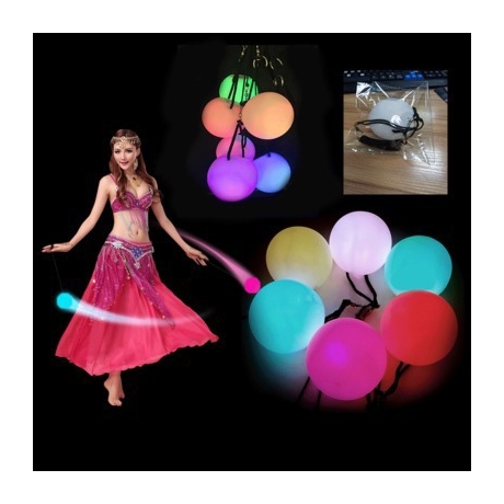 Hot Selling LED Poi Ball Thrown with Multicolor Led