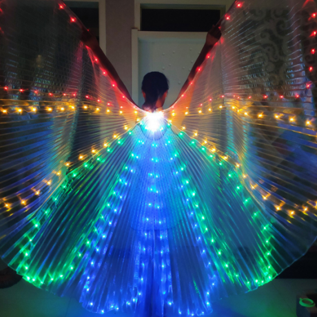 bright large size flash bee wings for Show