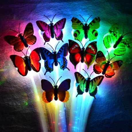 LED light butterfly optical fiber pigtail