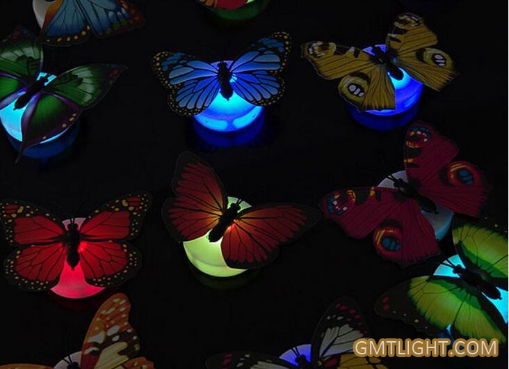 led flash butterfly