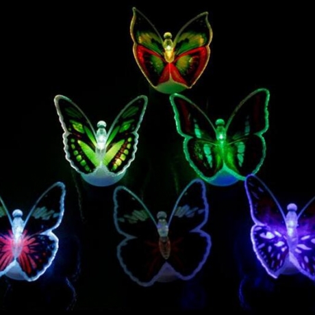 Decorative LED flash colorful butterfly