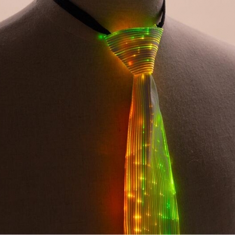 LED light-emitting optical light fiber tie