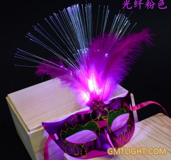 luminous fiber light mask