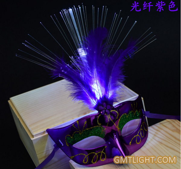 luminous fiber light mask
