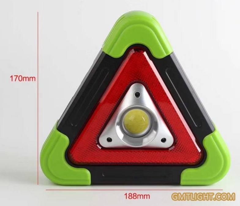 triangle warning emergency light