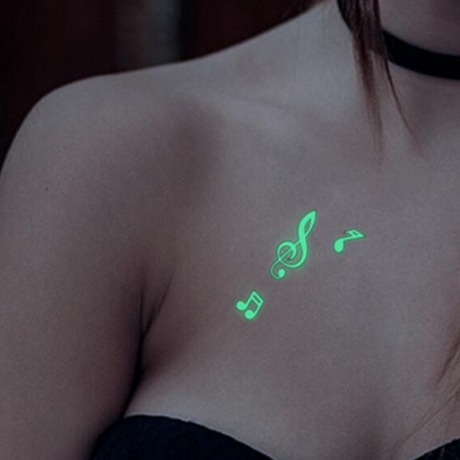 Glow in the dark tattoo