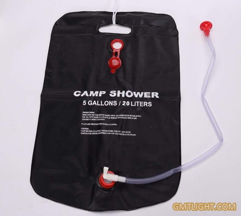 camping shower water bag