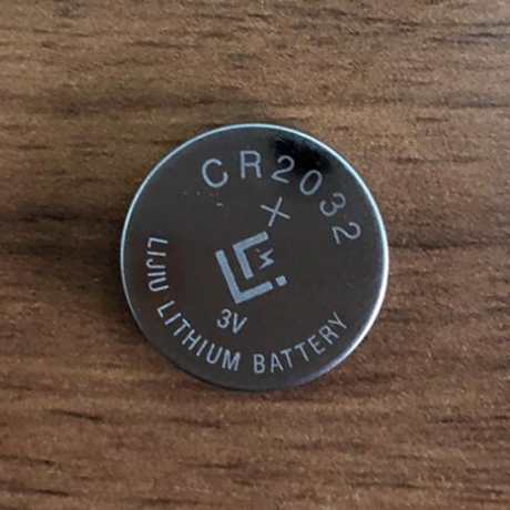 CR2032 button cell battery