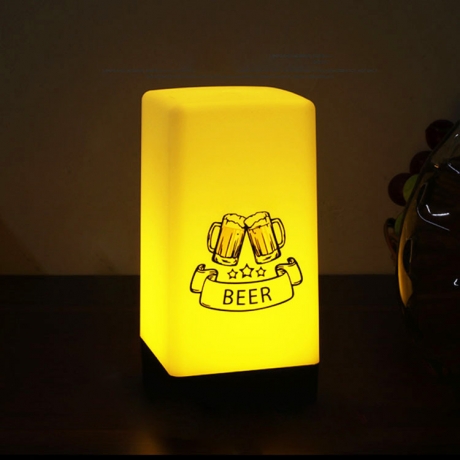 Fashion LED luminous in dark desk lamp (No.ML-039)