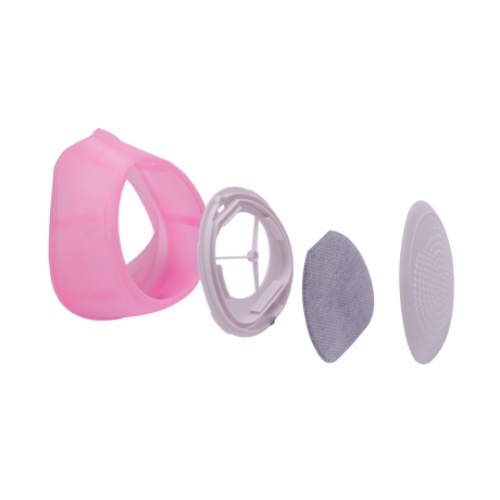 Replaceable filter cotton silicone five layers N95 mask