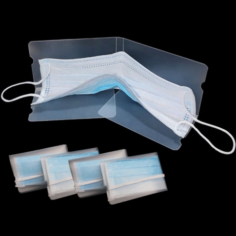 Portable dustproof disposable masks keeper folder