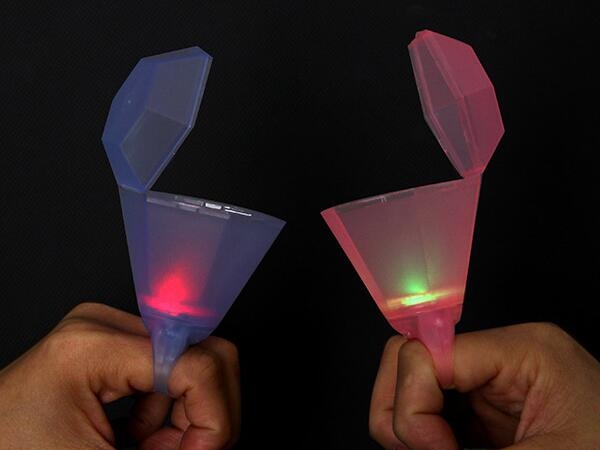 Ring luminous cup with led light