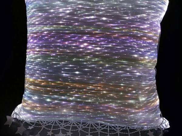High class gift whole body optical fiber luminous light pillow