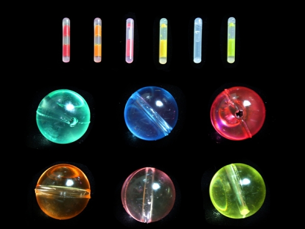 Kids gift chemical glow stick bouncing ball