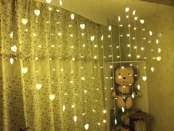 Butterfly lamp shape LED curtain lights string (No.ML-019)