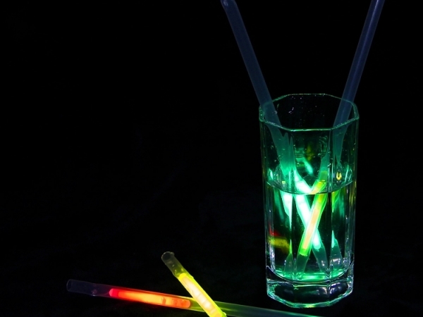 Bar favor Glow in dark drink straw