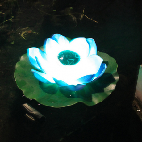 Solar wish led lotus lamp
