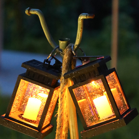 Solar candle lamp decorative lantern
