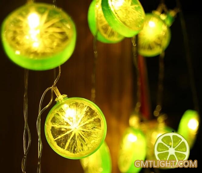 lemon slice decorative light string