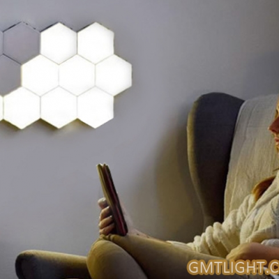 Diy honeycomb touch-sensing intelligent quantum lamp （10pcs/box）