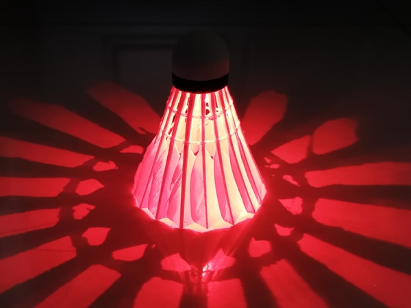 Multi-color light up LED badminton (No.BCB-011)