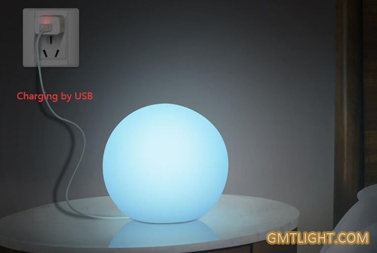 rechargeable led color change ball