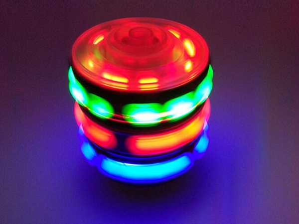 LED colorful light emitting flash gyroscope