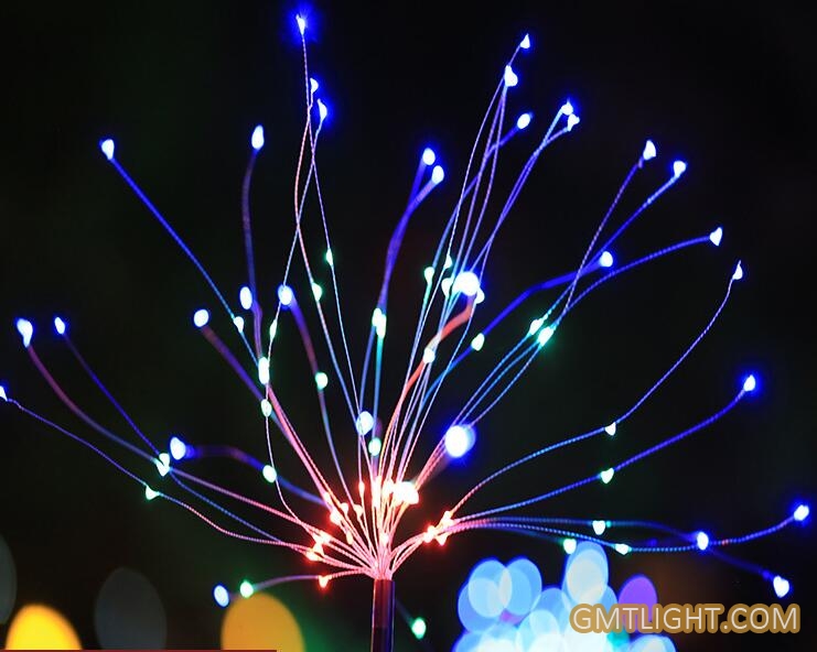 solar fireworks lamp dandelion lamp